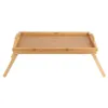 Support d'ordinateur réglable bureau d'ordinateur portable 50x30x4 cm bureau pour ordinateur portable petit déjeuner bureau d'ordinateur portable thé nourriture canapé-lit plateau pique-nique Table d'étude 22155