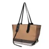 Borsa tote Bby borsa da donna in tela borsa shopping di grande capacità borsa firmata burb borse a tracolla sotto le ascelle da donna borsa da ufficio casual