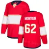 Stitch Hockey 72 Sergei Bobrovsky Trikot 62 Brandon Montour 13 Sam Reinhart 27 Eetu Luostarinen 19 Matthew Tkachuk Aleksander Barkov Rot Weiß Blau Mann Frau Jugend