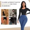 Shaper Bel Karın Şakacı Dikişsiz Shapewear Skams Bodysuit Shapewear Push Up Butt Lifter Zayıflama Kılıf Vücut Shapers Uzun Kollu Tum