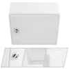 Lagerung Flaschen Milch Box Wand montiert Schloss Multi-use Mount Mail Fall für Zuhause