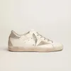 mocassini dorati Super Star Sneakers Metallic Classic Dirty old scarpe sneakers Scarpa Tacco Camoscio Suola Crema Donna Uomo Pelle Bianca Plaid Piatto Glitter Dirty style 35-46