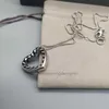 Collana con cuore, collane, gioielli, designer per donne di qualità, lusso, regalo all'ingrosso alto, spedizione gratuita PDVC