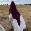 Etniska kläder Abayas för kvinnor muslimska vanlig hijab kepsar halsduk headcover bönplagg huvudbonad dubai saudiska kalkon indonesien