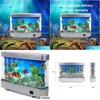 Outros suprimentos de festa de evento Artificial Tropical Peixe Golfinho Aquário Lâmpada Decorativa Oceano Virtual em Movimento Iluminação Mover Tanque LED de DHM87