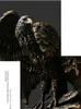 Decorative Objects Figurines Bronze Resin Eagle Collectible Decorative Eagle Statue Home Decor Office Art Decor Ornament Birthday Holiday Gift 231007