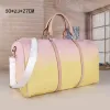 Designers Bag 50CM Large Capacity Duffle Women Bags Travel Handbag Handbags Men Shoulder Duffel Carry on Luggage Bottom Rivets Spo3894238