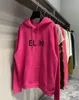 Men's Large Sweater Autumn And Winter Letter Logo Printed Pocket Trend Loose Hooded Pullover for Men and Women