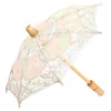 Accessoires parapluie filles dentelle Parasol décor élégant voile de mariée décoratif mariée Costume accessoire garniture