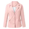 Women's Suits Women Blazers Suit Open Front Cardigan Slim Chic Formal Outfit Office Ladies Jacket Daily Work Coat Outerwear Veste Femme