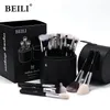 Outils de maquillage BEILI pinceaux professionnels de haute qualité pour fond de teint poudre Contour fard à paupières ensemble de mélange avec étui 231006