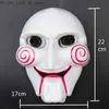 Feestmaskers Nieuwe collectie Halloween Party Cosplay Saw Puppet Mask Maskeradekostuum Billy Jigsaw Props Maskers Feestelijke sfeerbenodigdheden Q231007