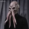 Máscaras de festa Baldur's Gate 3 Lllilithid Mind Flayer Squiddy Máscara Cosplay Animal Polvos Monstro Capacete de Látex Halloween Party Costume Adereços Q231007