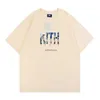 Abbigliamento da uomo alla moda Kit 2022 nuova maglietta stampata con lettera di moda strada nazionale in cotone sciolto studente versatile estate a maniche corte