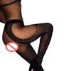 Kvinnors underkläder Kvinnor Sexiga strumpbyxor Mesh Fishnet Nylon Tights Long Stocking Jacquard Step Foot Seam Pantyhose Stockings Li290y