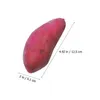 Decorative Flowers 4 Pcs Vegetable Model Lifelike Fake Sweet Potato Cabinet Decor Foams Artificial Potatoes Home Purple Realistic