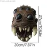 Party Masks Creepy Spider Mask Cosplay Horror Animal Spinders Big Eyes Tooth Open Mouth Latex Hjälm Halloween Carnival Party Costume Props Q231007