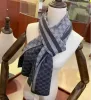 Bufanda de diseñador hombre bufanda de cachemira Hombres Mujeres bufandas de invierno damas Mantones Carta grande envuelve patrón de lana Pañuelos a cuadros de alta calidad Imprimir Pashminas 30 * 180 cm