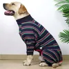 Vestuário para cães Pet Alta Elasticidade Quatro Pernas Pijama All-Inclusive Home Wear Roupas Fisiológicas Anti-Lamber Roupas Pós-Operatórias