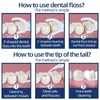 Dental Floss Fawnmum 5x100 PCS/Lot Disposable Dental Flosser tandpetare Floss Pick Teeth Stick Interdental Brush Oral Goms Teeth Cleaning Care 231007