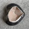 Decoratieve beeldjes 120g natuurlijk Carneool kristal hart Agaat geode rotsdecoratie ruw gepolijst kwarts steen genezing