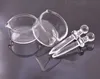 Narguilé verre cire plat Dabber ensemble d'outils travaillé concentré huile anneau cendrier plats pour Mini Micro tuyaux en verre Kit