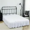 Saia de cama renda decorativa babados gêmeo/completo/queen/king size saia de cama casa capa de cama com superfície colcha lençol 231007