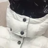 Gilet à capuche en duvet d'oie blanche pour enfants de haute qualité, gilet de décoration de poche à fermeture éclair pour bébé taille 110-170 CM, veste sans manches Oct05