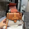 Designer mulheres velha flor aba mensageiro saco de alta qualidade camada superior couro crossbody bolsa clássico senhora flip sobre sacos de ombro múltiplas cores totes câmera saco