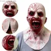Party Masks Halloween Horror Mask Zombie Latex Masks Party Cosplay Bloody Disgoing Rot Face Scary Masque Masquerad Mascara Terror Masker Q231009