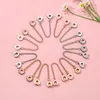 Original European Charm Silver Stars Moon Sunflower Safety Chains Spacer Beads Charms Fit Bracelets DIY Jewelry