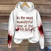 Women's Hoodies It'S The Most Woderful Time Of Year Halloween Printed Casual Long Workout Tops For Women All Cotton Tunics