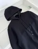 2023 herbst Neue männer Hoodie Mantel Klassische Logo Gestickte Kapuze Schwarz Weiß Mantel Designer Dreieck Logo Top Größe M-3XL