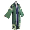 Anime Zoro Cosplay Anime Zoro deux ans plus tard Kimono Robe perruque jeu de rôle Cosplay Costume fête noël Halloween Suitcosplay