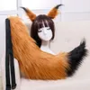 Sexy Woman Lovely Lolita Cat Fox Headband Tail Headdress Plush Ears Tail Anime Cosplay Propscosplay