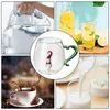 Wine Glasses 3D Cartoon Animal Cup Transparent Cute Cann Women Mixing Coffee Cups Christmas Theme Shape Inside Glass For Gift