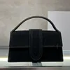 2023 Designer tas Hoge kwaliteit Luxe tas bamnino Handtas Merk Mode Luxe Merk Commuter Bag Portemonnee Mobiele telefoon tas Suède materiaal