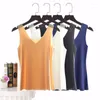 Camisoles & Tanks Seamless Silky Camisole Vest Summer Women Thin Breathable Sleeveless Crop Tops Underwear Female Plus Size Tube M-3XL