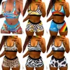 Designer dames badmode 2-delige broek set vest en shorts zomer bikini outfits mode sweatshirt slank ademend fitness swimsu323n