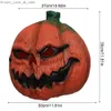 Maschere per feste Maschere di Halloween Testa di zucca Maschera Costume di Halloween Puntelli per feste Copricapo in lattice Party Down Decorazione Puntelli per feste Forniture Q231007