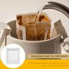 Jewelry Pouches 100Pcs Disposable Coffee Filter Bags Drip Portable Hanging Ear Style Paper Home Office Travel Tools