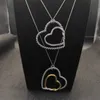 Colliers de luxe de qualité, bijoux en forme de cœur, réglables de haute qualité pour femmes, 90cm, vente en gros, cadeau, livraison gratuite HK8A