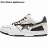 A Bathing Ape Court Sta Sneabers ShoesトレーナーUS12メンズサイズ12ユーロ46 Bapestar Women US 12カジュアルA水着類人猿SK8 STAデザイナー