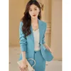 Women's Two Piece Pants Suit Jacket Fashionable Business Wear Temperament Style Formal Western One Piec