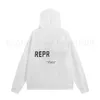 Designer reprreesent Hoodies Moletons Carta Men's Nicho Tide Marca Selvagem High Street Casual Americano Solto Com Capuz Camisola Casaco Roupas