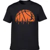 Herr t-skjortor roliga basket hjärtslag sommarstil grafisk bomull streetwear korta ärmälskare gåvor t-shirt män