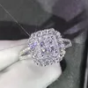 Fascino da donna con diamanti intarsiati, fede nuziale, anelli con zirconi, fidanzamento, gioielli donna3119