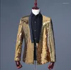 Ternos masculinos de dois tons, lantejoulas, roupas masculinas, trajes de palco para cantores, jaqueta, blazer, dança, estilo estrela, vestido fashion0