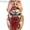 Feestmaskers De Non Latex Masker Met Hoofddoek Kruisbeeld Terreur Gezichtsmaskers Eng Cosplay Thriller Antifaz Para Fiesta Horror Mascara Kruis Q231007