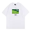 Модная мужская одежда, новинка лета 2022 года, детская зеленая Футболка с вдохновляющим слоганом и короткими рукавами, свободная футболка с принтом 2GIIV